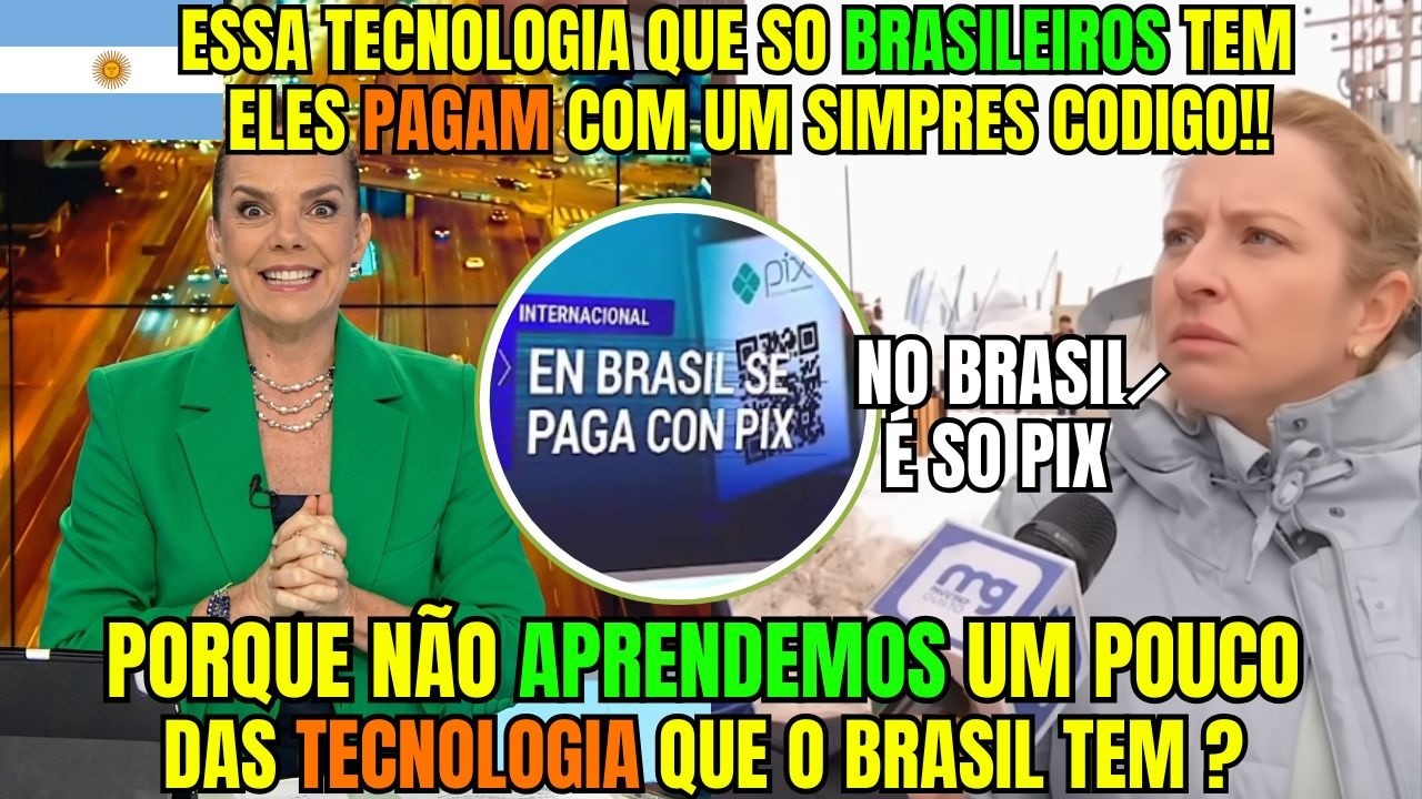 ARGENTINOS FICAM IMPRESSIONADOS COM BRASILEIROS USANDO PIX PARA PAGAR COISAS NO DIA A DIA!!