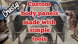 Crusty. Custom body panels made with simple tools
