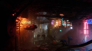 Neon - Unity environment exercise using only AssetStore models