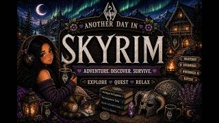 🤍 Come Explore Skyrim With Me! ☕ | Coffee, Quests & Cozy Vibes