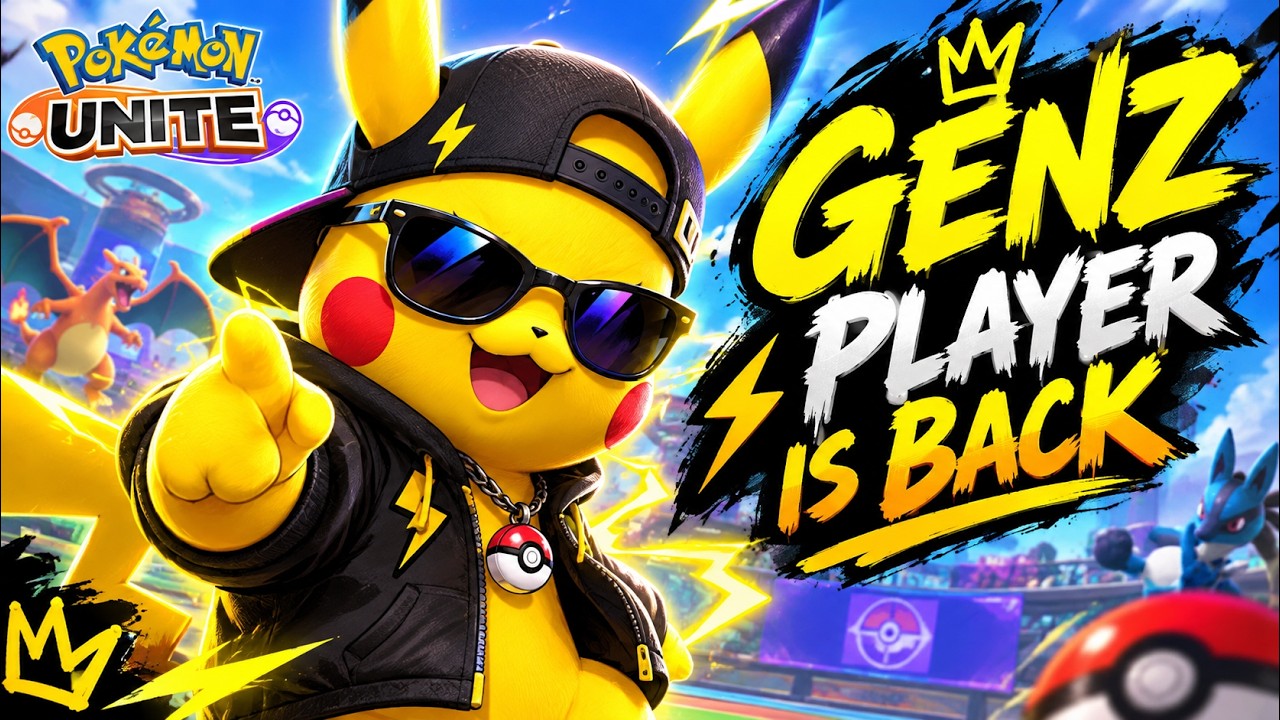 GEN Z PLAYER IS BACK ⚡ Pikachu Is Ready to DOMINATE! | Pokémon UNITE ...