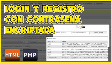 COMO ENCRIPTAR Y DESENCRIPTAR CONTRASEÑAS EN UN LOGIN en PHP, HTML, XAMPP y MYSQL