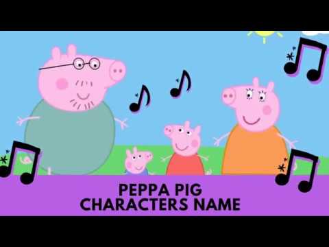 Peppa Pig Character Name Youtube
