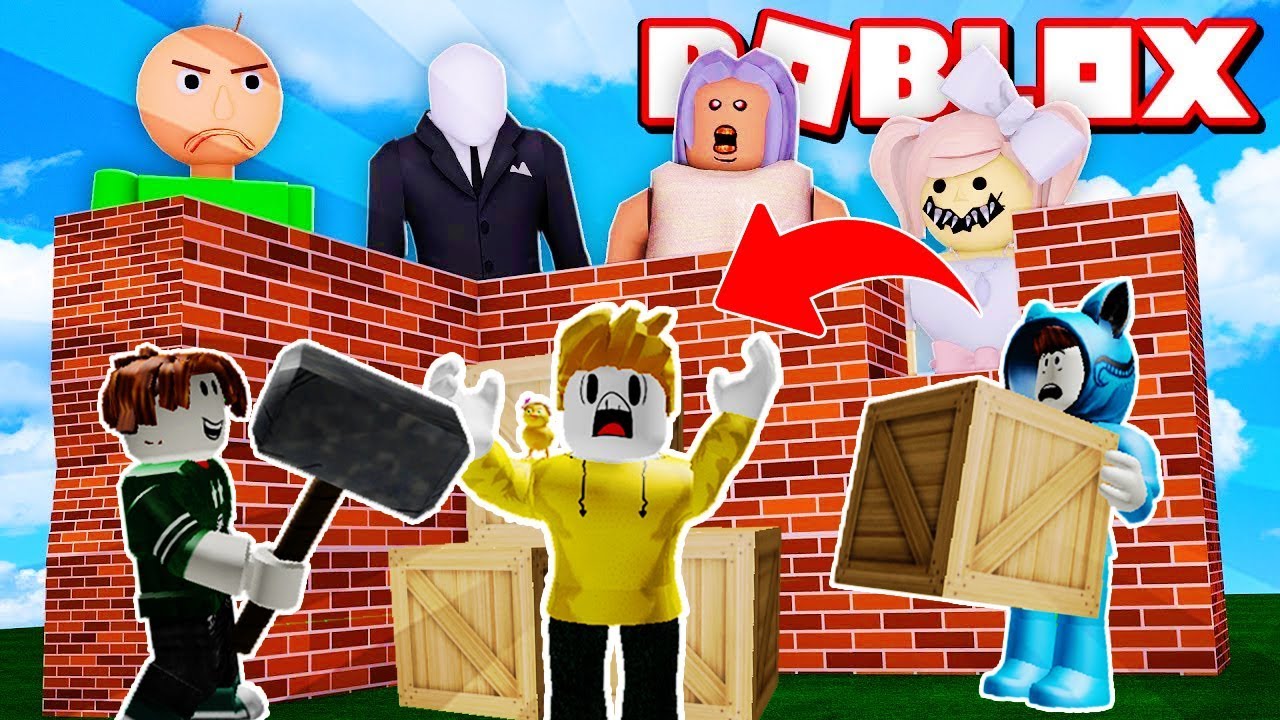 Construye Y Sobrevive De Los Monstruos Nuevo Juego Roblox Bebe Milo Vita Y Adri Amiwitos - roblox meme xd xd xd xd youtube