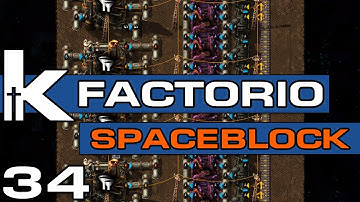 Factorio Spaceblock - Ep 34 | Rocket Smelting | Modded Factorio 0.18