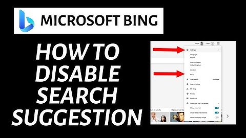 How To Disable Search Suggestion in Microsoft Bing AI