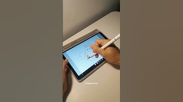 samsung Tab A9 with alternative pen (stylus) - draw with me🐰