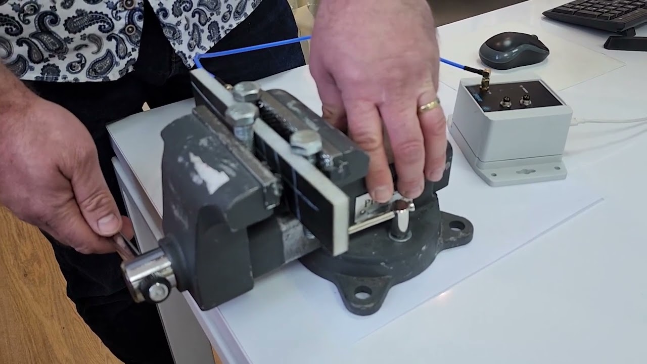Acoustic Emission test of a composite specimen utilizing Ariel Logger of Emma Sensing Ltd.