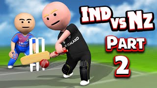 3D ANIM COMEDY - CRICKET || INDIA VS NEWZEALAND || LAST OVER || SUPER OVER