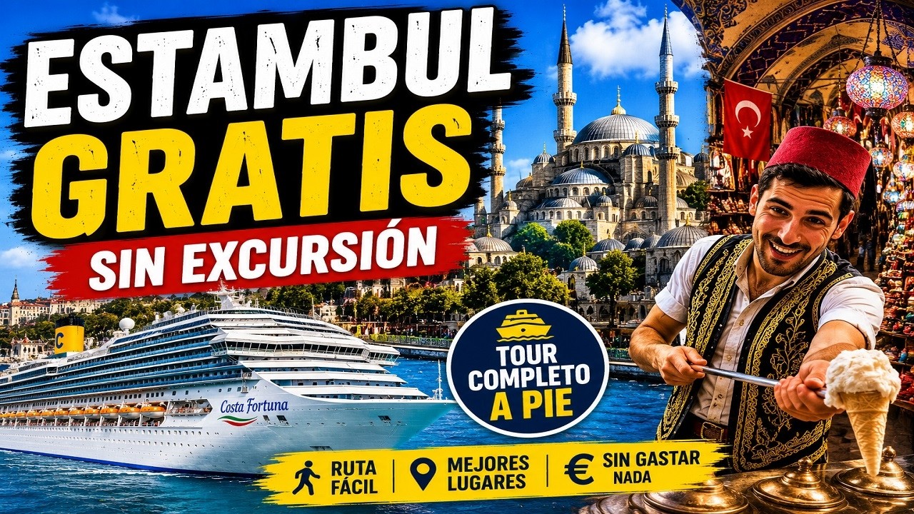 ESTAMBUL GRATIS desde tu CRUCERO 🚢 Tour Completo + Todo lo que Debes Saber