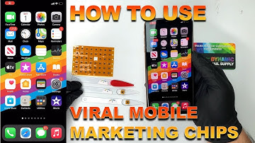 How to program NFC Tag Business Card - Smart Nail Chip - Microchip Manicure w/ NFC Tools App Mobile