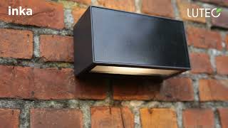 INKA solar hybrid wall light by LUTEC | Screwfix