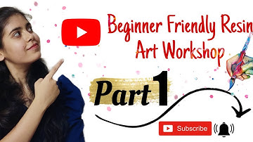 Resin Art beginner friendly workshop| How to make resin nameplate at home | Free cource