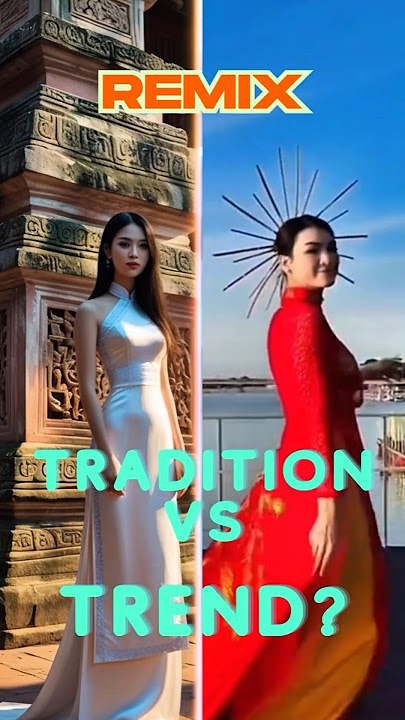 Traditional Ao Dai Meets Streetwear – This Vietnamese Remix Is Next Level! 🇻🇳🔥