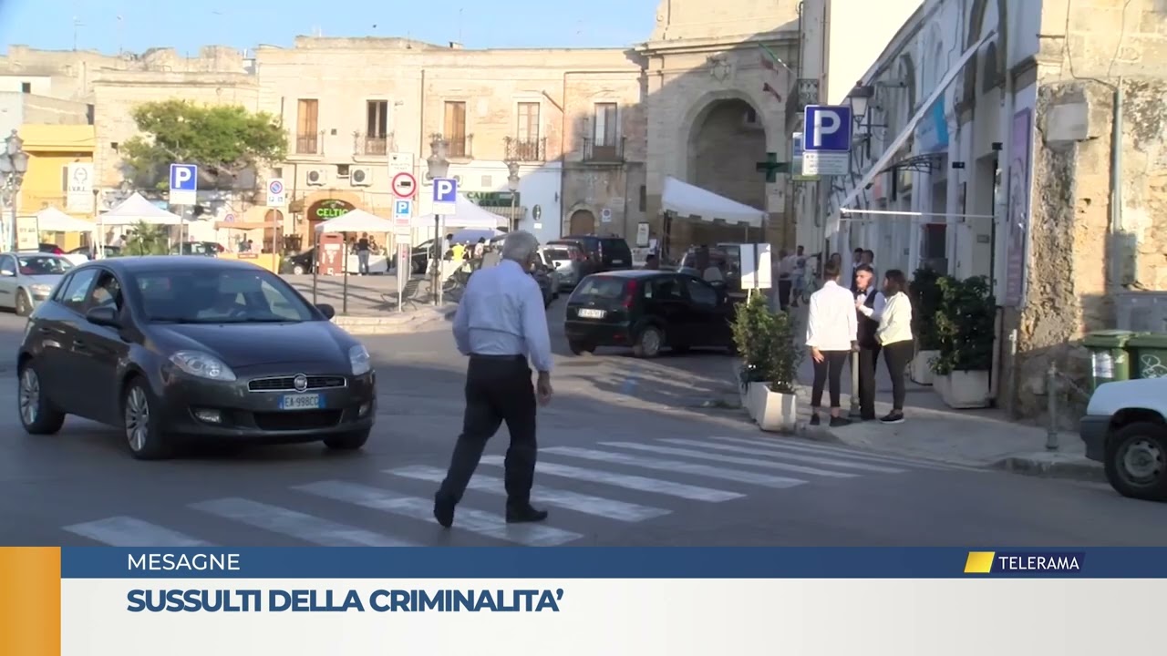 A Mesagne sussulti della criminalità