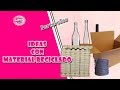 IDEAS PORTAVELAS CON MATERIAL RECICLADO