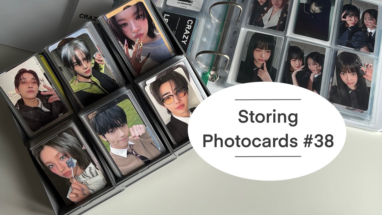 Storing & Organising Photocards In My Binder #38 v(=∩_∩=)ﾌ