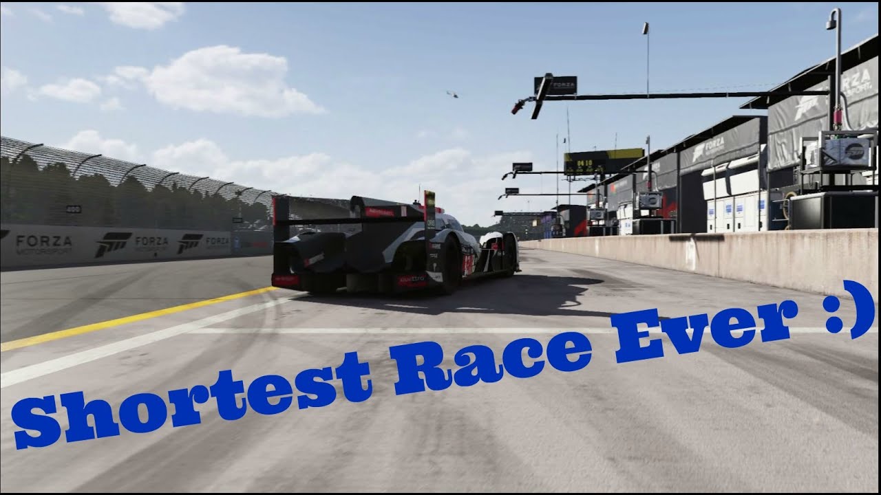 Forza Motorsport 6 Shortest Race Ever :)