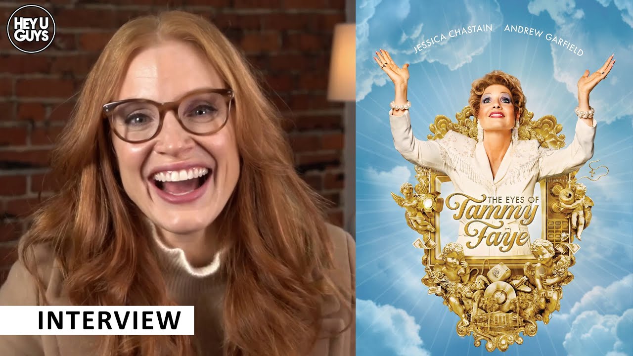 The Eyes of Tammy Faye - Jessica Chastain on hosting Oscars, singing on