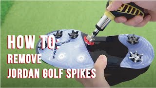 How to Remove & Replace Jordan Golf Spikes
