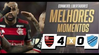 Melhores momentos de flamengo e bolivar/ libertadores 2024