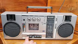 #Sharp GF-7300 Boombox Ghetto Blaster (1978) - Technical Deep Dive | Nostalgia Unleashed!