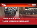 MISIONES en LLAMAS: graves INCIDENTES en la LEGISLATURA