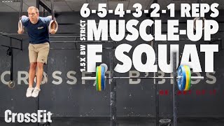 Strict MU's, Front Squats WOD Demo: 220918