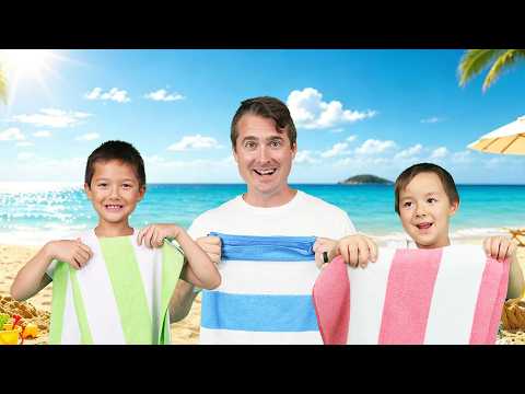 Kids Beach Adventure with HOT Sand!