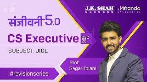 Sanjivani 5.0 ll CS Executive Dec 25 ll JIGL | Day 2 #csatjkshahclasses