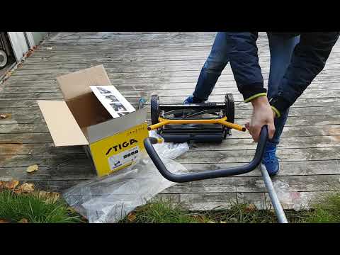 Unboxing Reel Lawn Mover Stiga SCM 240 R