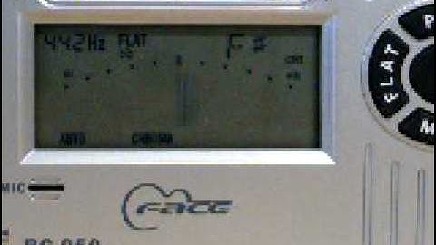 Tuner FACE BC-950 - trumpet tuning
