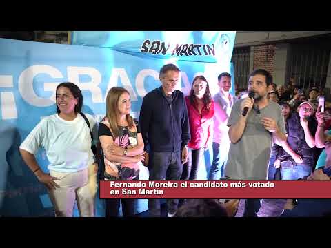 Fernando Moreira gano las elecciones en San Martín
