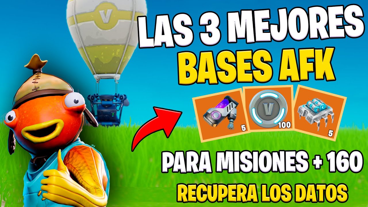 LAS 3 MEJORES BASES AFK  PARA MISIONES +160 x6  DE RECUPERA LOS DATOS EN SOLITARIO - XWARSX