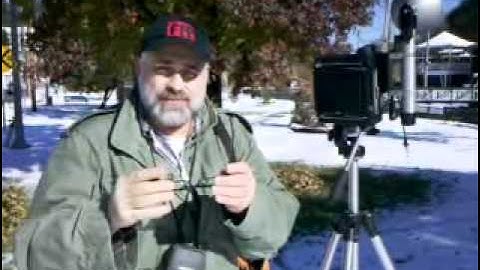 Large Format - Graflex Crown Graphic 4x5 / Camera Test