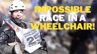 Adaptive Athlete Does World's Toughest Obstacle Race! #shorts