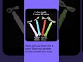 LED Light Up Bobo Kit 8 pack flashing handles sticks connectors cup NO BALLOONS