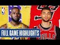 LAKERS at BULLS | FULL GAME HIGHLIGHTS | November 5, 2019