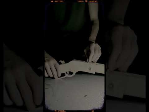 Резинкострел - винчестер 1873 года из фанеры.