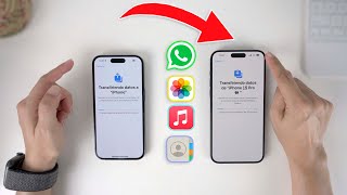 Pasar TODOS Los DATOS De Un iPhone a Otro eSIM ✅ WhatsApp, Fotos & Más! Sin PC, 2023