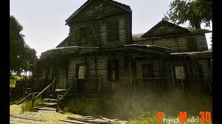 UE4 Abandoned wooden house modular V02 Updated 0.06