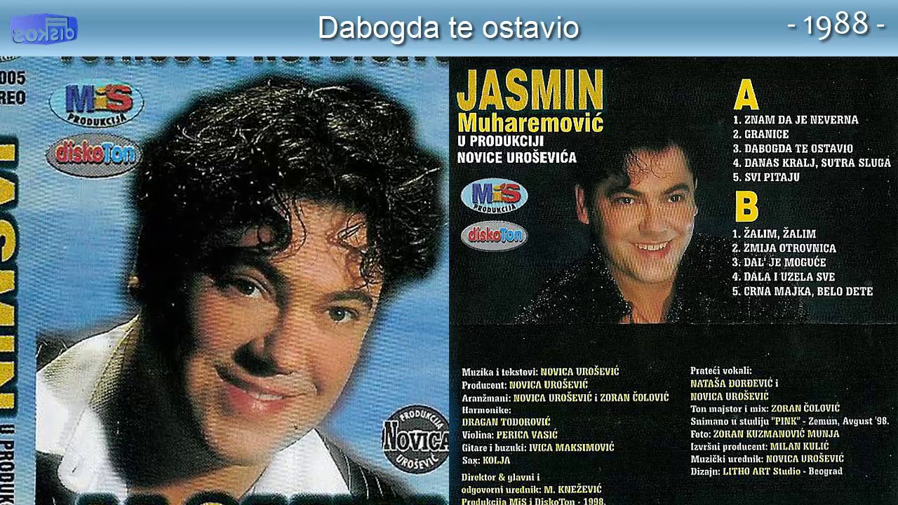 Jasmin Muharemovic - Dabogda te ostavio - (Audio 1998)
