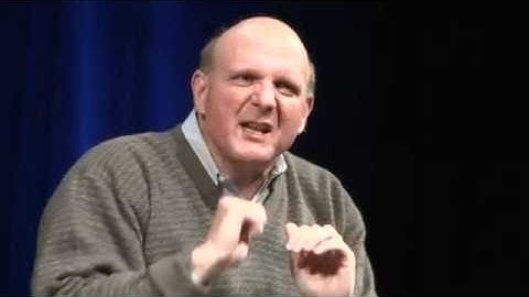 Steve Ballmer answers start up vs corporate experience question at Stanford