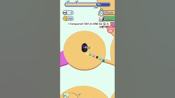 I Conquered 100% In ONE Go 😱🔥 | Satisfying Paper.io 2 Moment #PlayPop #Paperio2 #GamingShorts