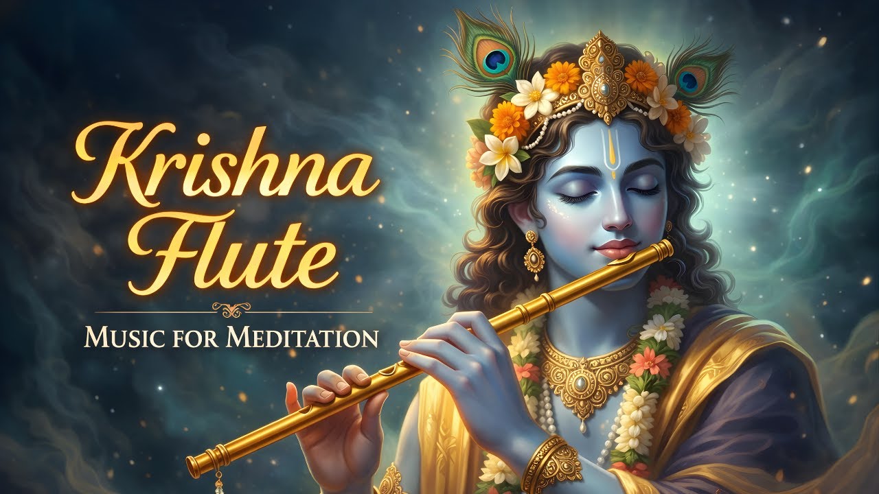 Krishna Flute 🦚 Music for Meditation | Deep Sleep, Stress Relief & Spiritual Awakening