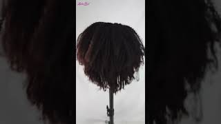 Volume/thickness of Afro kinky Curly hair Clip in Human Hair Extensions 8 pcs