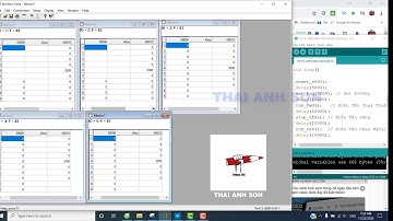 arduino modbus rtu control 5 inverter (Arduino truyền thông modbus RTU điều khiển 5 biến tần)