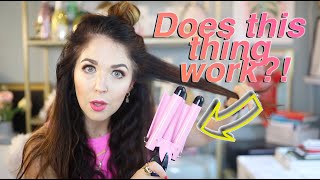 MERMAID HAIR WAVER TOOL FROM AMAZON HONEST REVIEW + TUTORIAL | Beginner Friendly Hair Tutorial