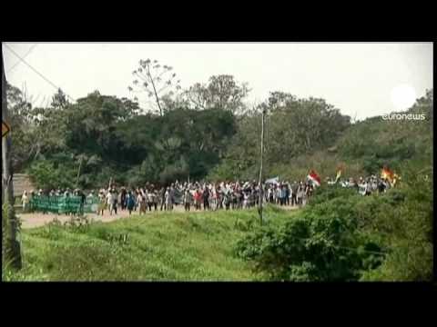 راهپیمایی سرخپوستان بولیوی به