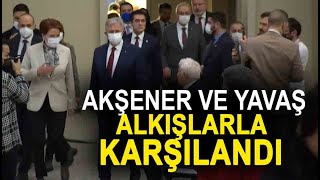 Meral Akşener Ve Mansur Yavaş Salonda Alkışlarla Karşılandı